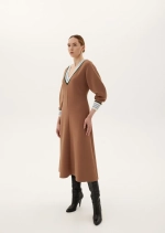 Платье «Анжелика», коричневый