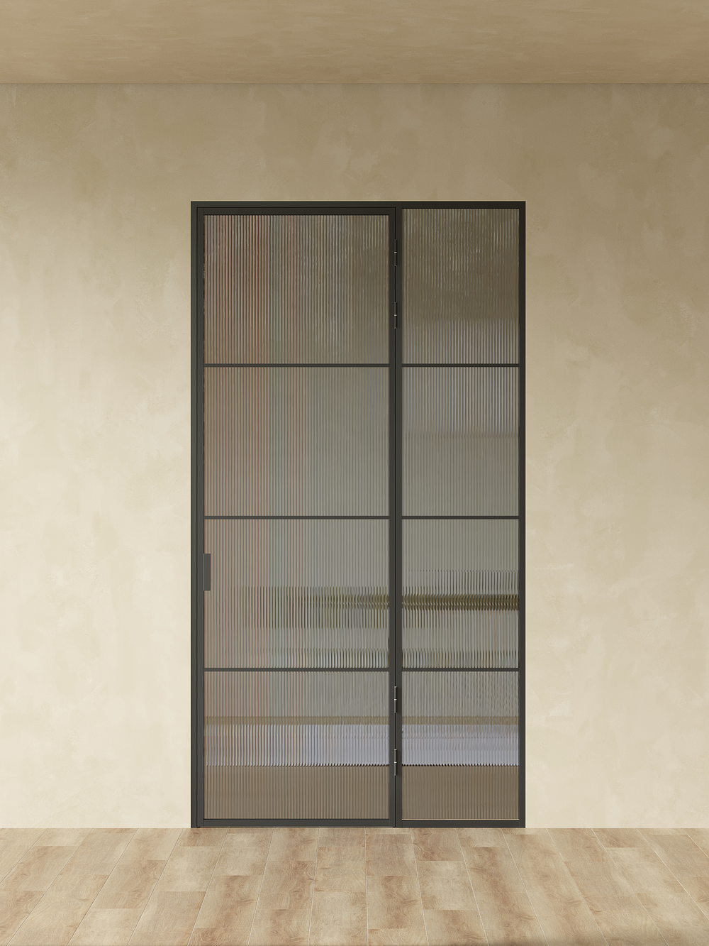 Распашная алюминиевая перегородка Minoli 7