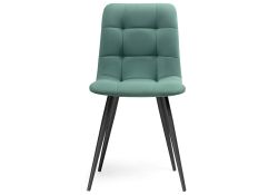 Стул на металлокаркасе Чилли К бирюзовый / черный