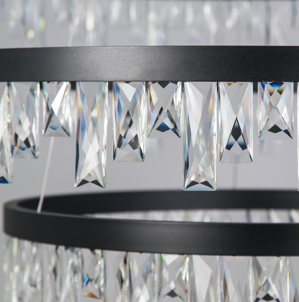 Подвесная светодиодная люстра Citilux Celeste Nero EL320P120.1