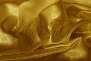 Длинные шторы. Leonardo (Золото), однотонный шик-сатен.