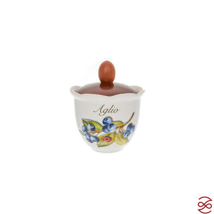 Банка для хранения чеснока NUOVA CER Лесные ягоды 13 см