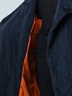 Пальто-одеяло унисекс с воротником "Кутанка". Черное