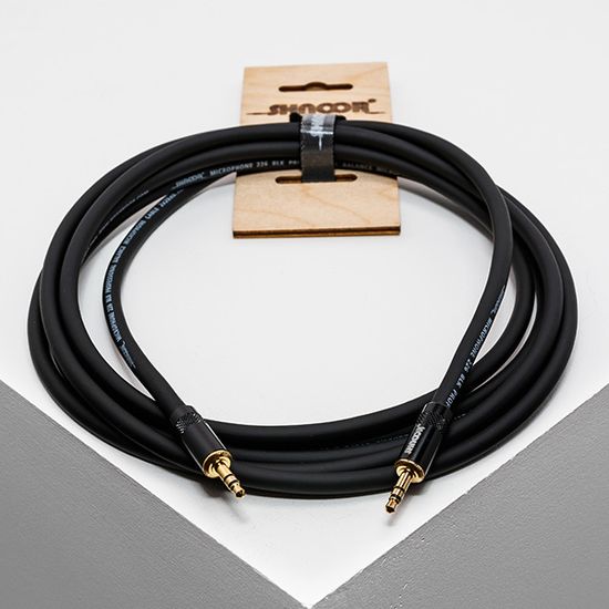 MJMJ-B-1,5m Кабель акустический 3,5мм male - 3,5мм male (стерео), 1,5м, SHNOOR