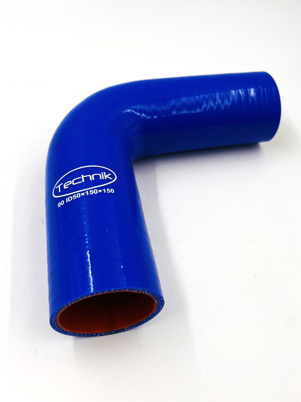 Патрубок угловой 90 размер 150х150хD50 мм 1 шт силикон