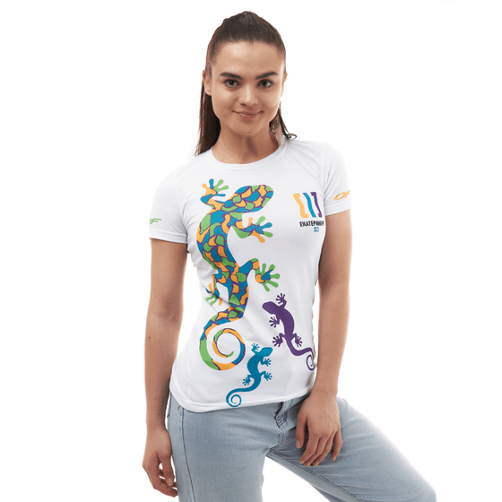 ФУТБОЛКА DRAGONFLY YEKATERINBURG 300 YEARS WOMAN NEW ("ЯЩЕРИЦА")