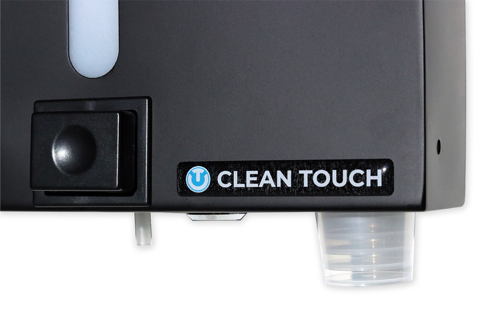 диспенсер для ополаскивателя для рта Clean Touch черный кнопка