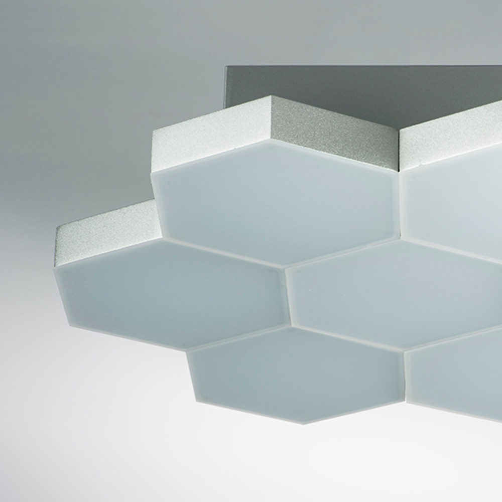 750074 Люстра потол FAVO LED-35W 1680LM Серебро 4000K