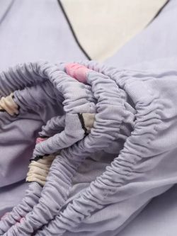 Простынь на резинке Сказка "Спящие звезды" 90х200 см, перкаль