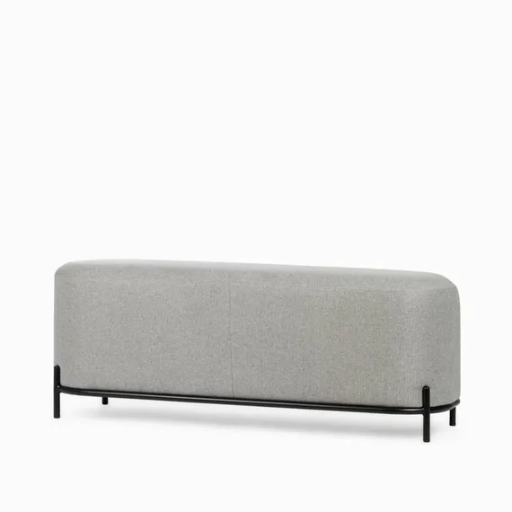 Пуф Pawai 120х45 см, светло-серый