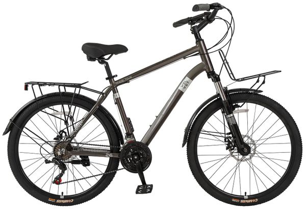 Мужской комфортный городской велосипед Tech Team Velvet 26