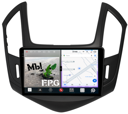 Магнитола для Chevrolet Cruze 2012-2015 (рамка черная) - Redpower 85048B PRO/PROmax ТОП звук, 2K QLED, Android 14, Быстрейшая, CarPlay, 4G SIM-слот