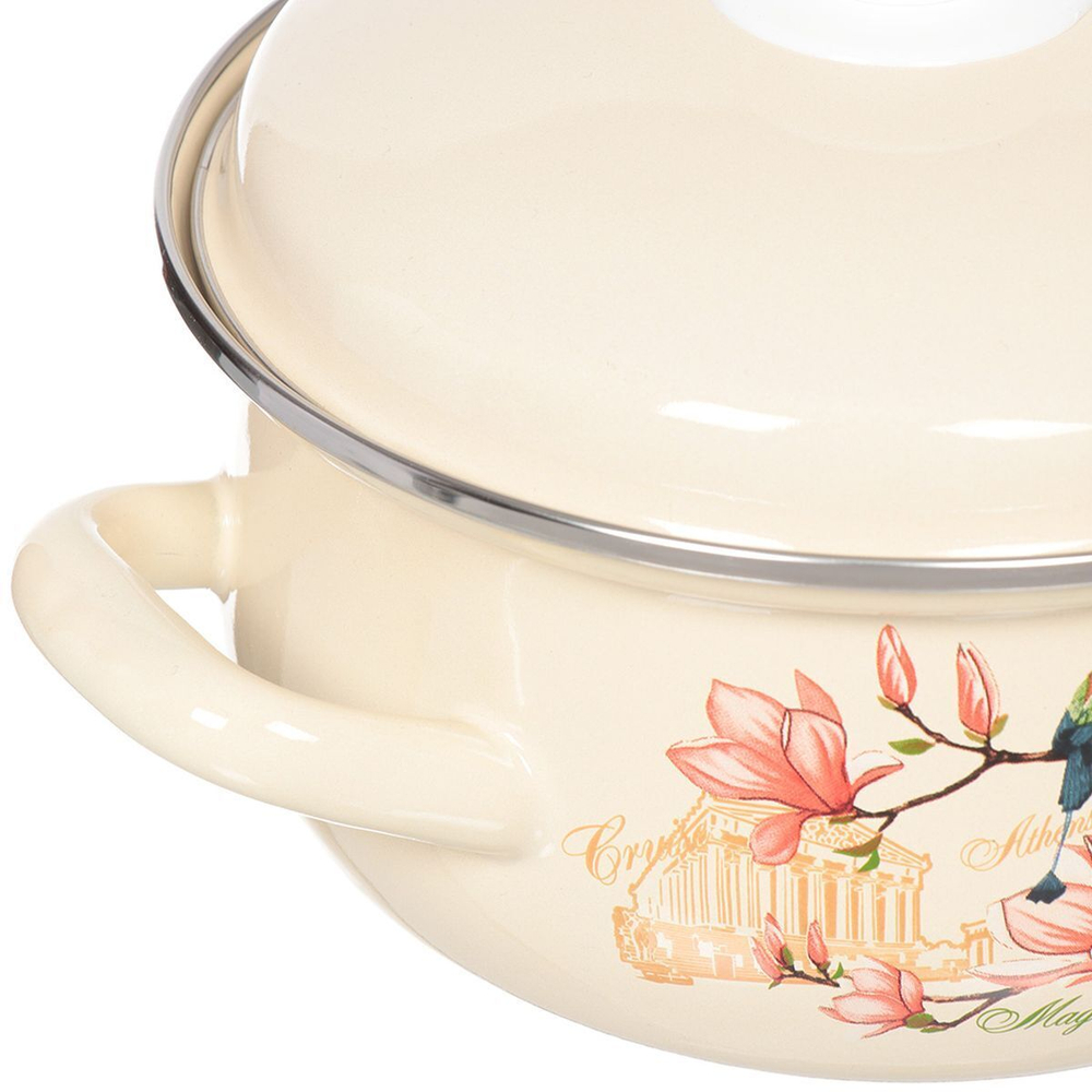 Набор эмалированной посуды 6 пр, кастрюли 2,3,4 л, Керчь, Круиз-1