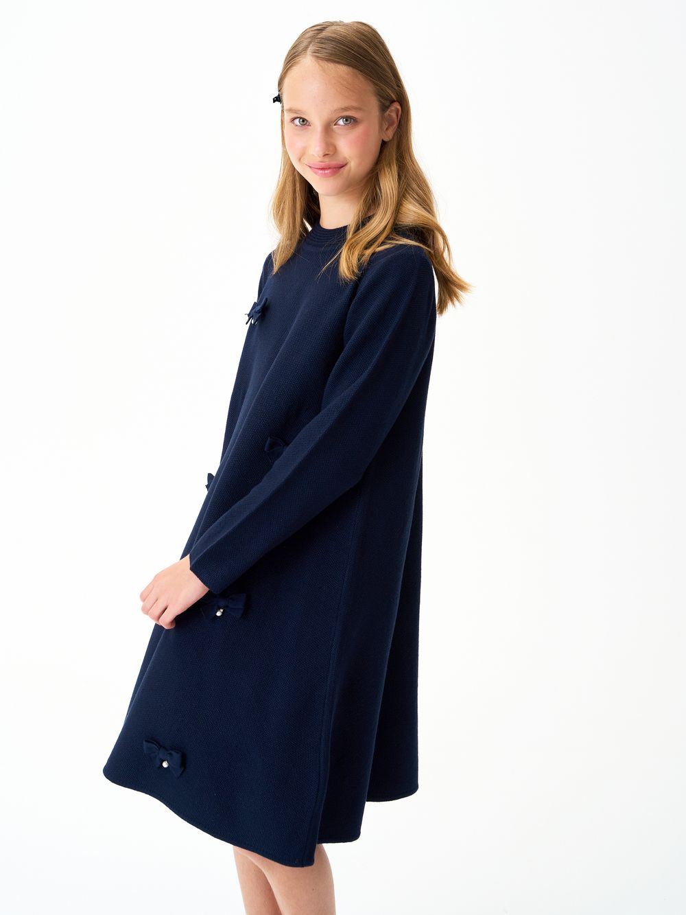 Платье для девочки AT1398 синий