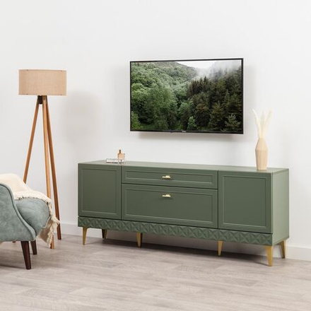 Марион тумба 16.167 Дымчатый зеленый / Олива шагрень