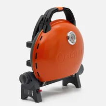 Портативный газовый гриль O-grill 500MT bicolor black-orange + адаптер А, 1 горелка