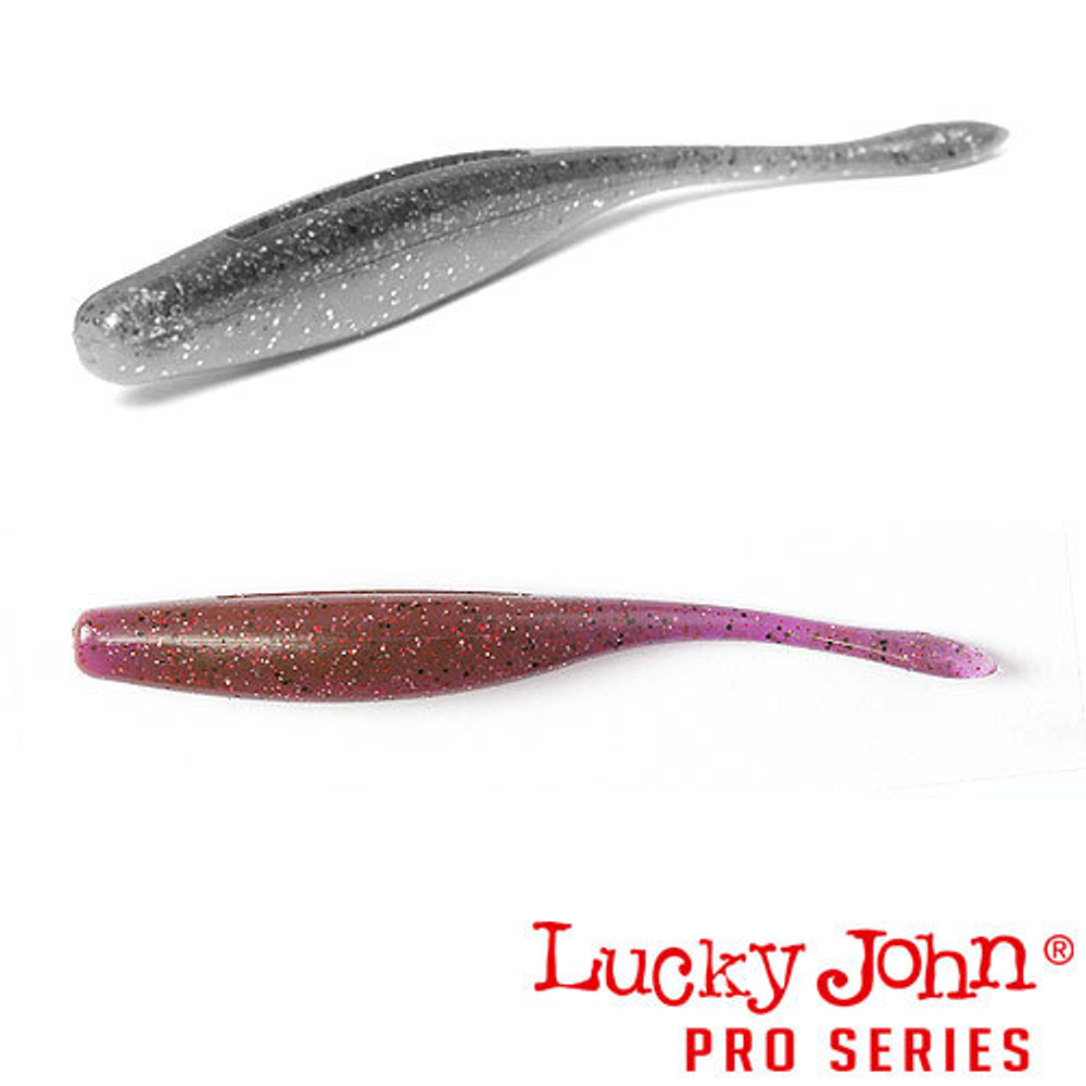 Виброхвосты съедобные Lucky John Pro Series WACKY HAMA STICK 3.5" (89мм/9шт)