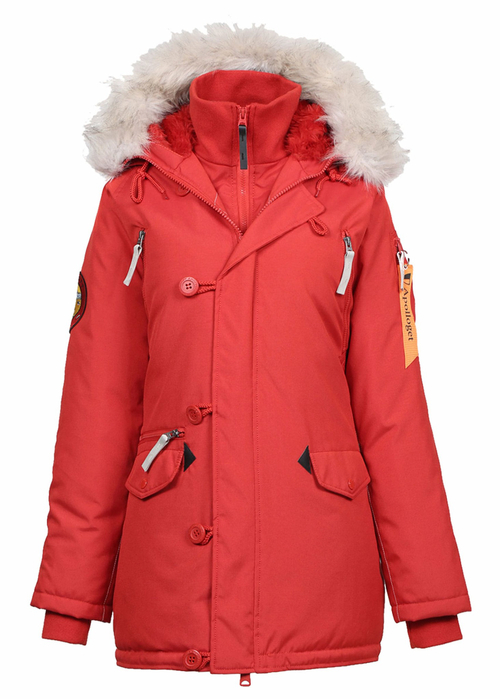 Куртка Аляска Женская - Apolloget Oxford Wmn (красная - red/white)