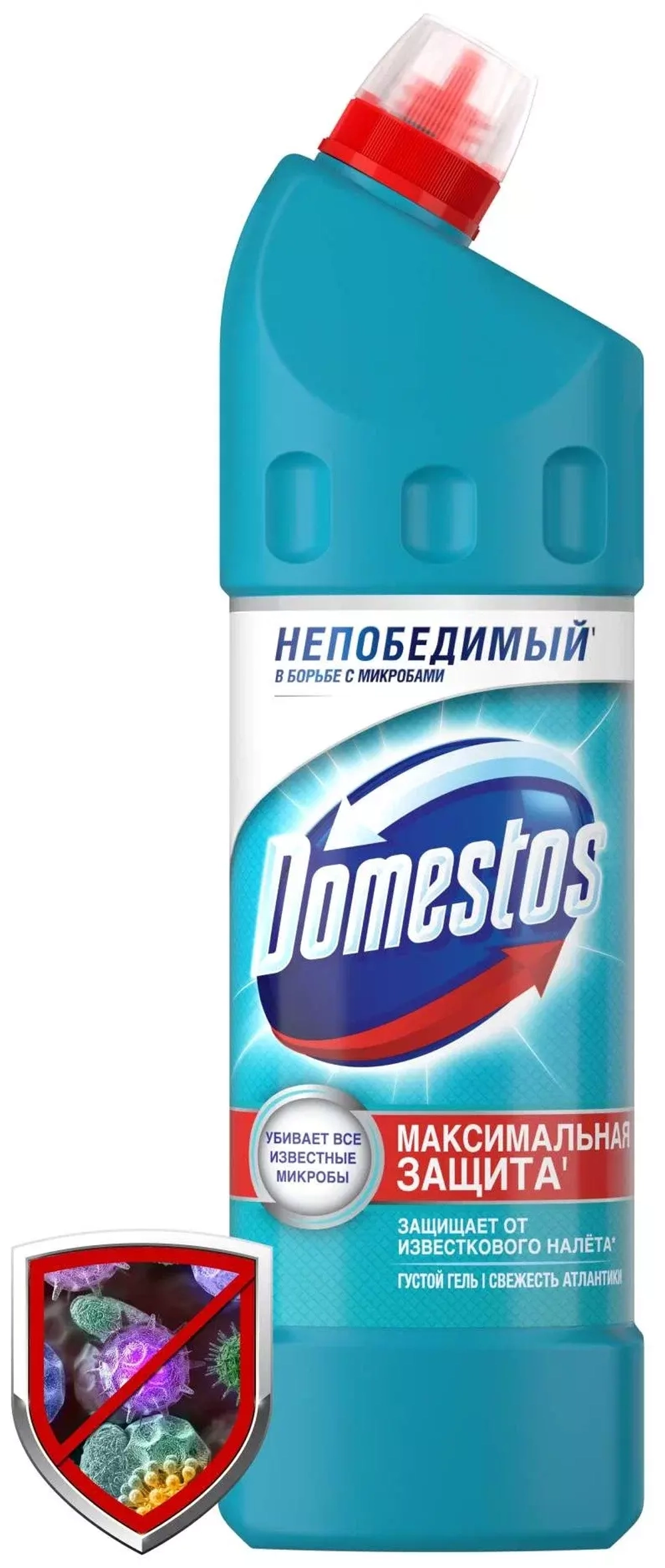 Domestos гель универсальный Двойная сила Свежесть Атлантики, 0.5 л
