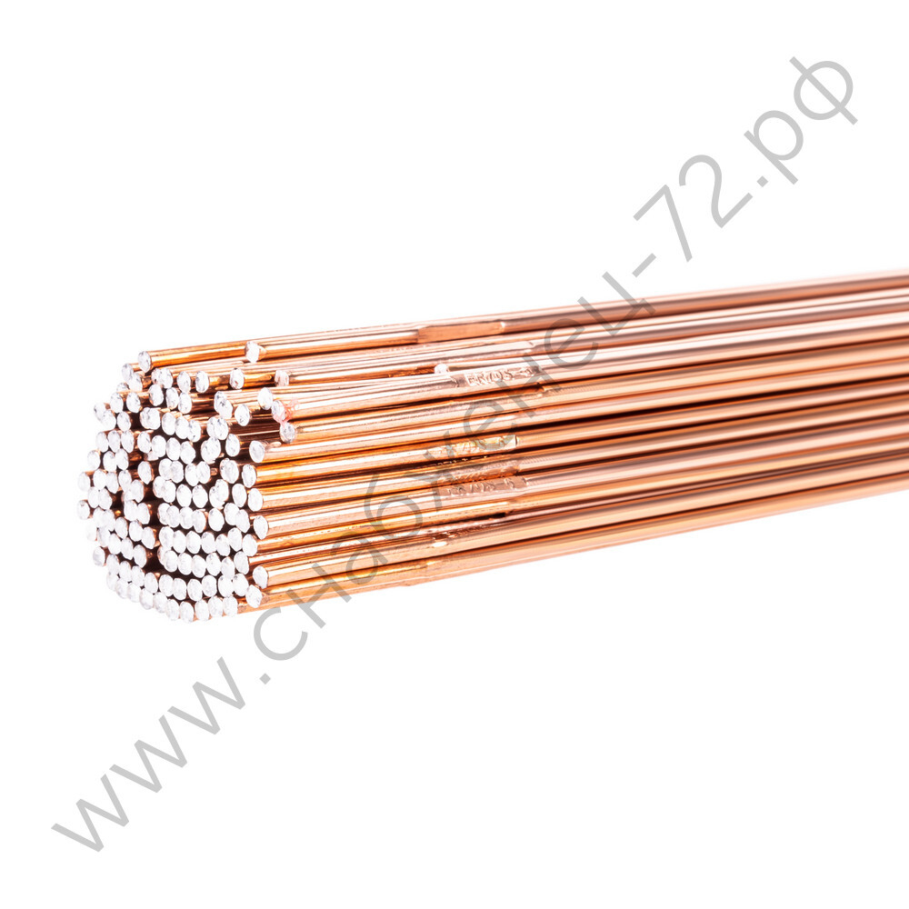 Foxweld Пруток омедненный ER70S-6 (Св08Г2С) д.2,4х1000мм, 5кг (1 пачка, пр-во FoxWeld/КНР)