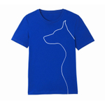 Футболка "Силуэт добермана"