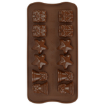 Форма для приготовления конфет christmas силиконовая