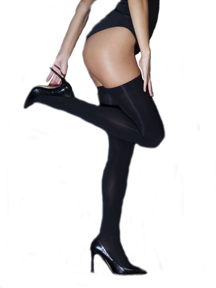 Чулки le frivole плотные 80 ден черные s/m