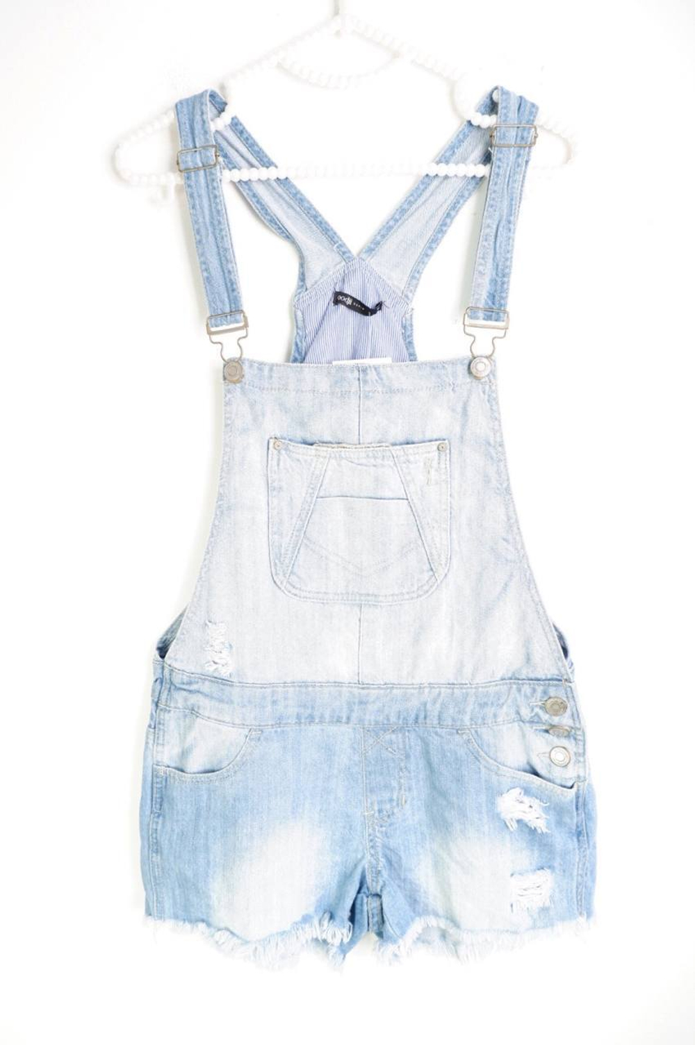 Комбинезон Oodji джинсовый, визуально на 42 размер