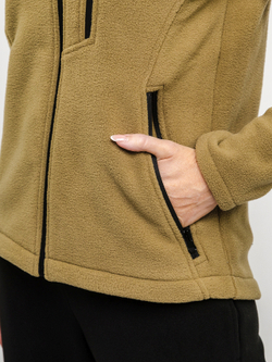 Кофта "НОХО" флисовая женская, цвет "Болотные угодья"