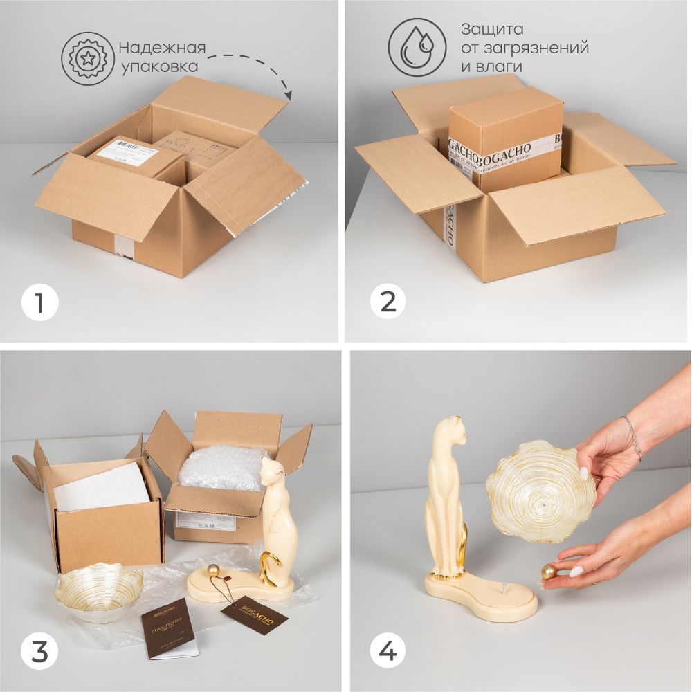 Фруктовница-конфетница Кошка Шелби Античное Серебро