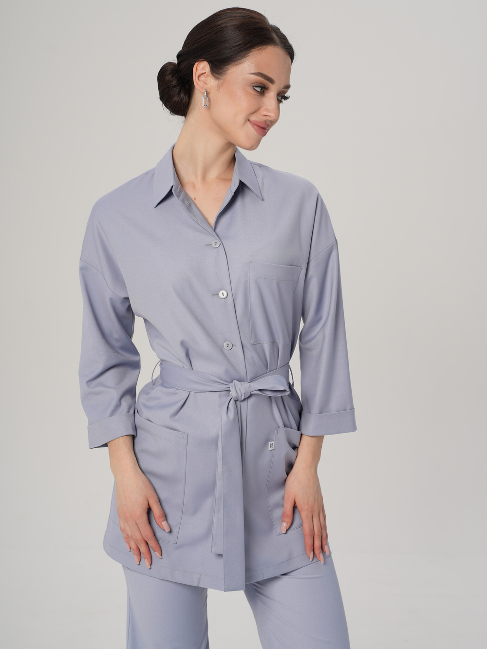 Блуза медицинская женская | Бл-367 3/4 статус премиум