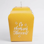 Пасхальная коробочка "Кролики в саду" 17х17х16 см