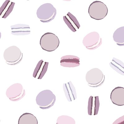 Лавандовые макаронс