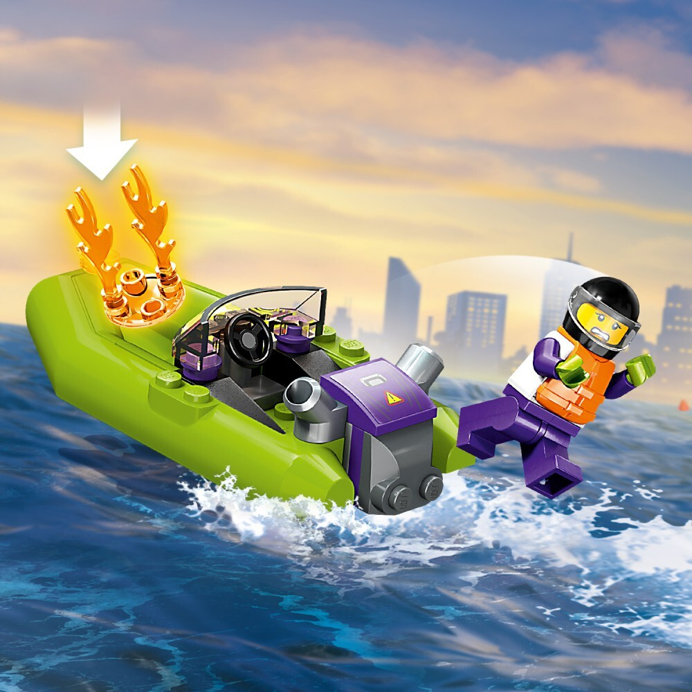 LEGO City — Пожарная лодка 60373