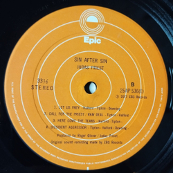 Винтажная виниловая пластинка LP Judas Priest Sin After Sin (Japan 1977) (No Obi) Last Rose Of The Summer