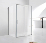 Душевой уголок Cezares Molveno 130x90 MOLVENO-AH-12-130/90-P-Cr профиль Хром стекло рифленое