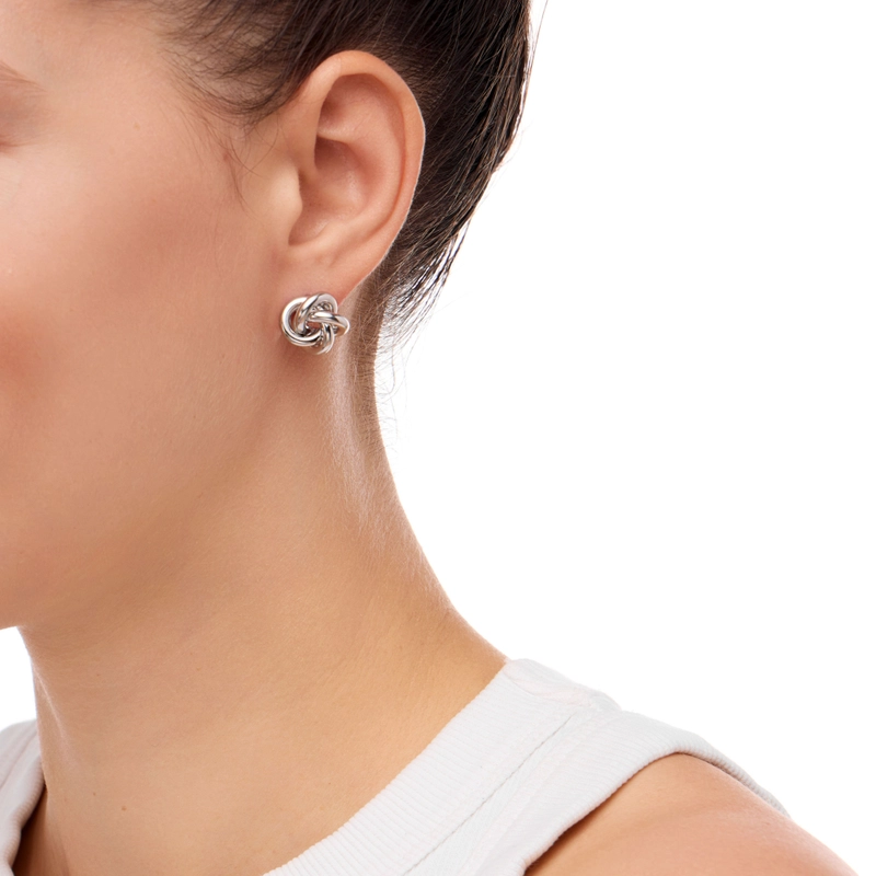 Серьги Простое Кручение – Серебро