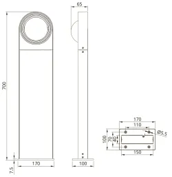 Ландшафтный светильник Arte Lamp