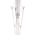 Подставка для шаров светящаяся «Праздник» (основа, 13 палочек с держателями) 95*40*54 см, прозрачный