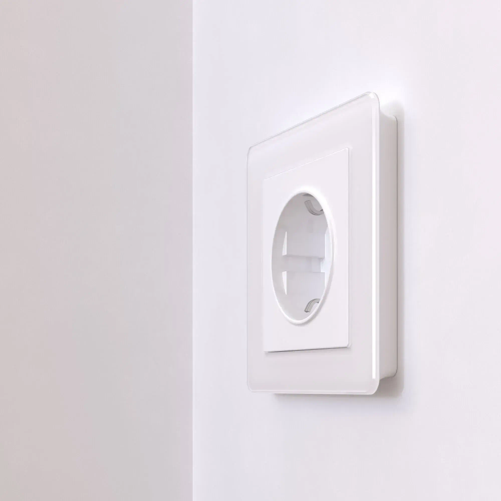 Рамка на 1 пост Acrylic (белый) W0012701