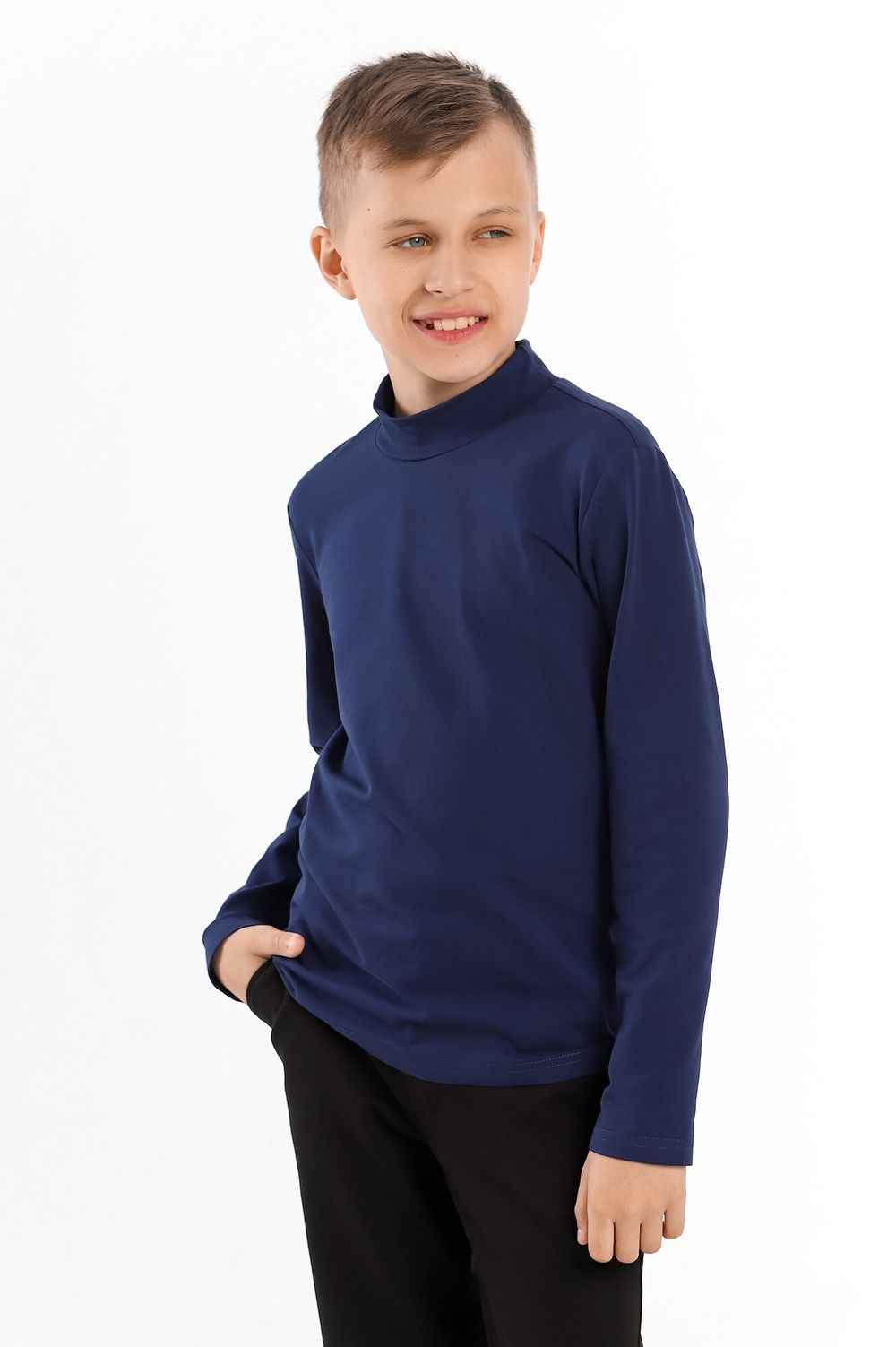 Джемпер для мальчика Скул-4 Виотекс ТЁМНО-СИНИЙ