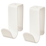 Крючок для одежды IKEA LATTHET (ЛЭТТХЕТ), Белый, 2 шт