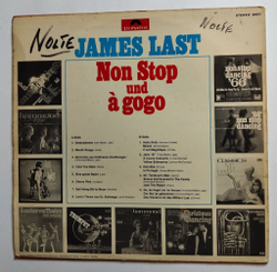 Винтажная виниловая пластинка LP James Last Джеймс Ласт Non Stop and A Gogo (Germany 1966)