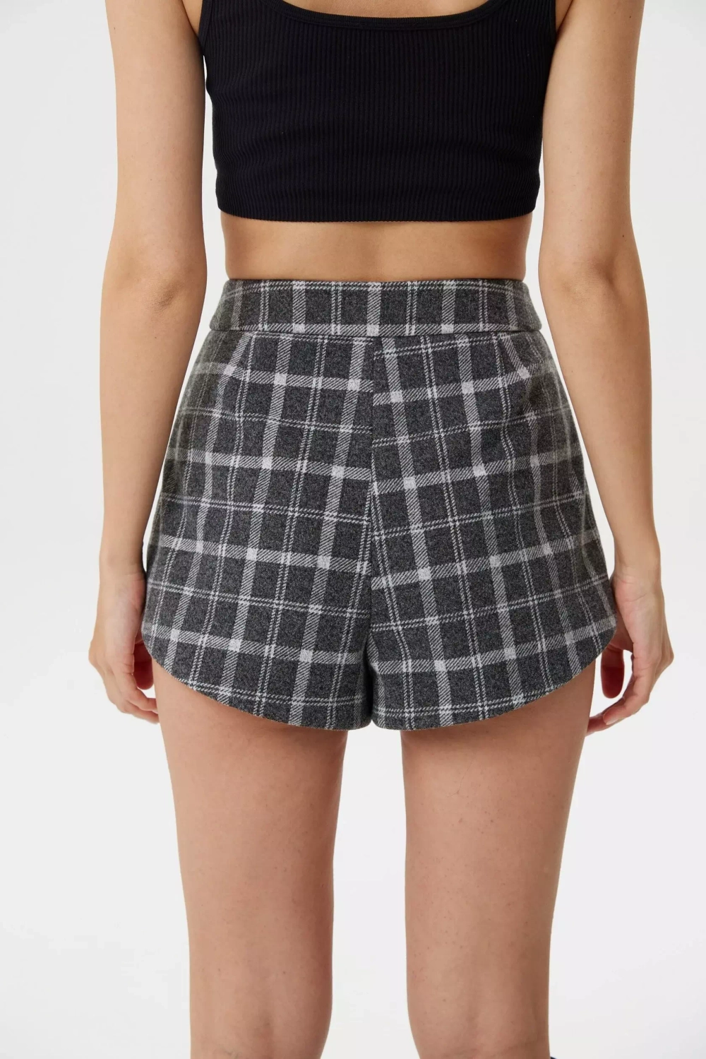 Мини-шорты Check, Серый