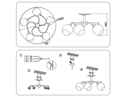 Ambrella Подвесная люстра Traditional TR3198