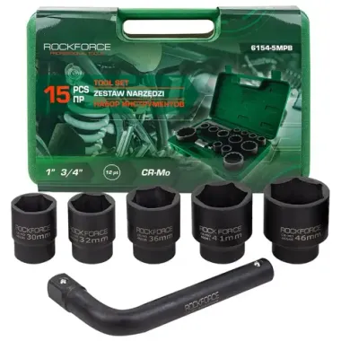 Набор инструментов 6пр. 3/4''(6гр.) RockFORCE RF-6064-5MPB