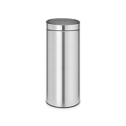 Мусорный бак Touch Bin new 30л Brabantia Стальной матовый Fingerprint Proof