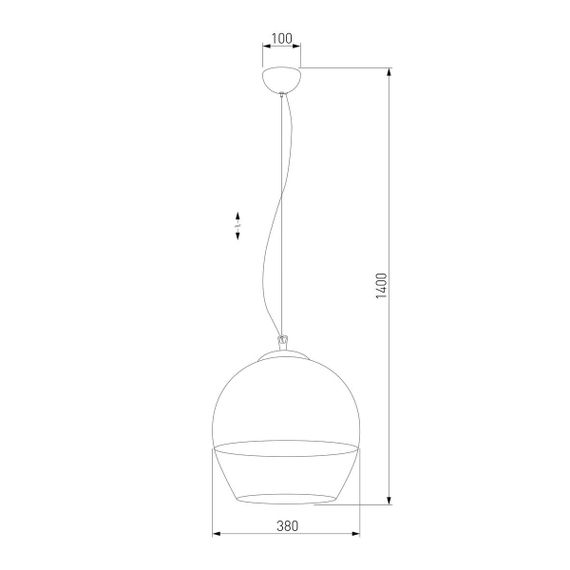 Подвесной светильник TK Lighting 3344 Boulette Graphite