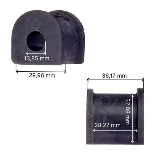 Втулка стабилизатора заднего Avantech ABH0180