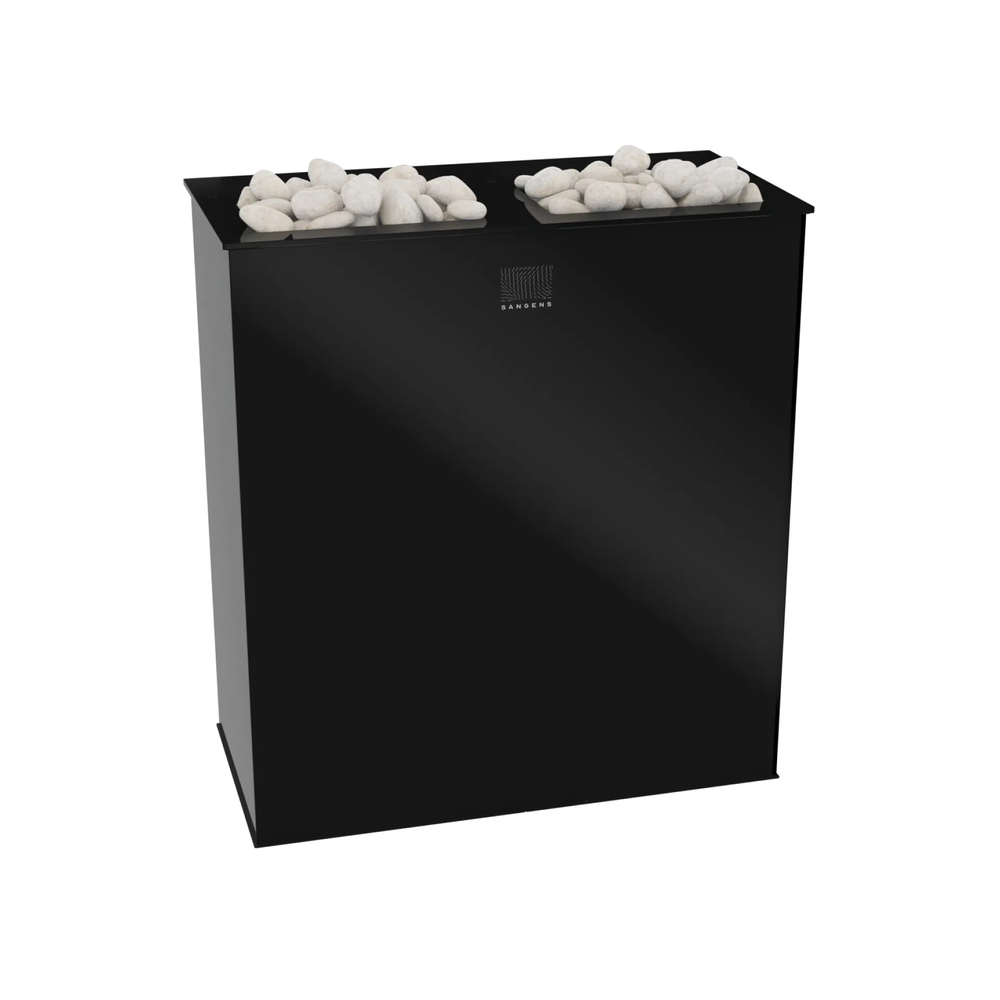 Электрическая печь для бани и сауны Sangens W30G Glass Black (Сангенс В30С Стекло черное)